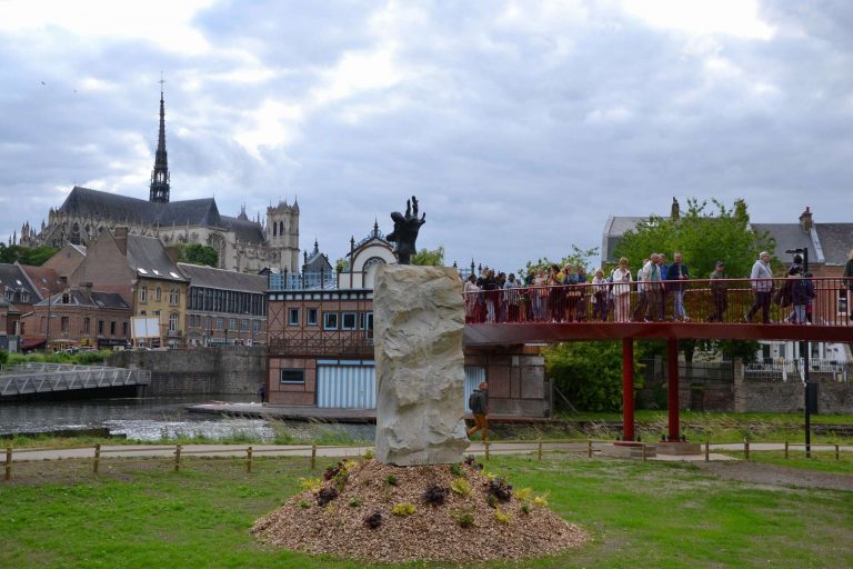 La passerelle Samarobriva inaugurée à Amiens